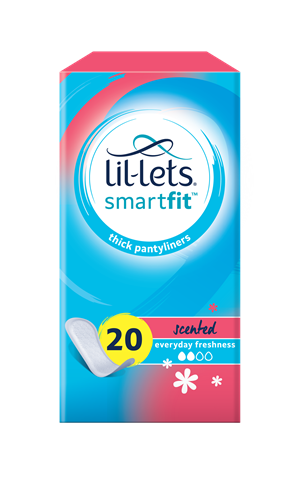 SmartFit™ Everyday Freshness Thick Scented Pantyliners