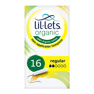 Lil-Lets Organic Regular Non-Applicator Tampons