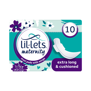 Lil-Lets Maternity Extra Long Maxi Pads with Wings