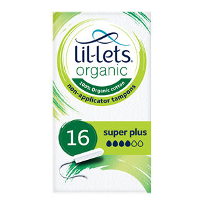 Lil-Lets Organic Super Plus Non-Applicator Tampons